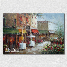 Handmade Beautiful Landscape Wall Art Scenery Oil Painting for Living Room